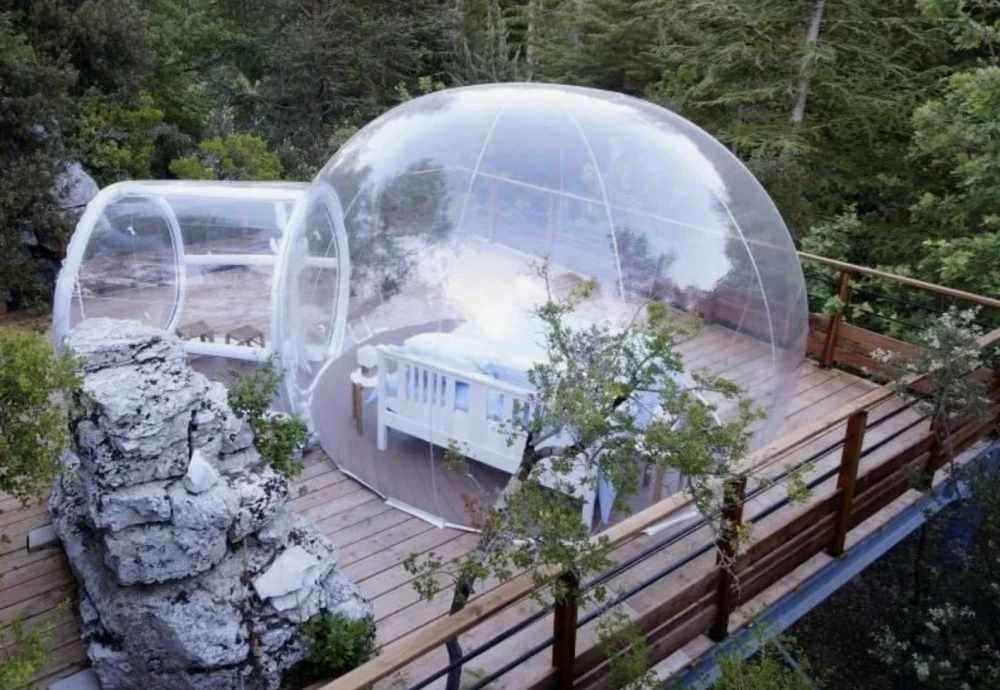 glamping bubble tent